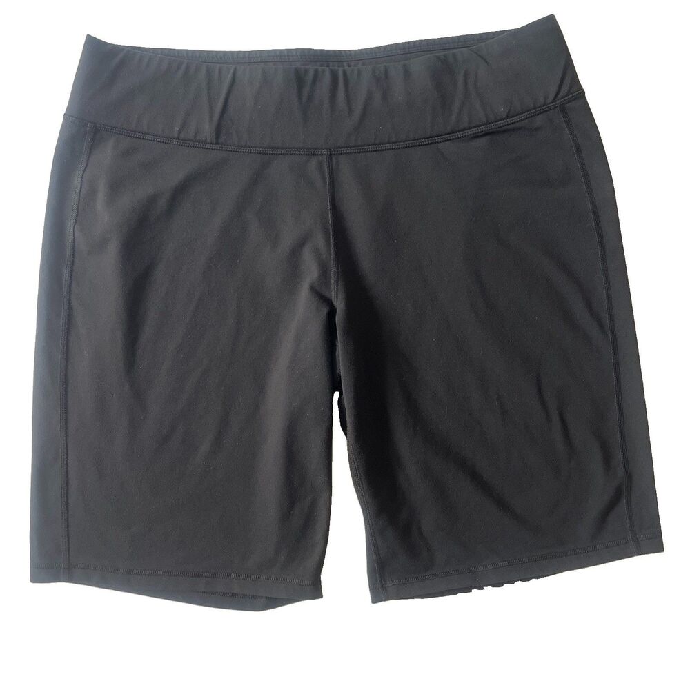 Lucy Shorts Womens XL Black lucypowermax Ultimate X-Training Bike Workout Gym